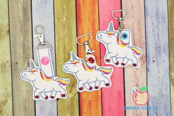 Beautiful Unicorn ITH Snaptab Keyfob Review