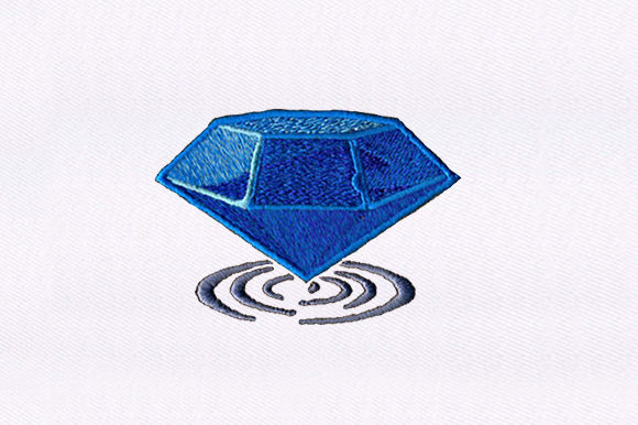 Blue Diamond: Elegant Wedding Embroidery Design