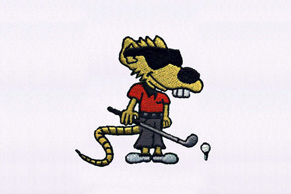 Bucktooth Rat Golfer Design: Apparel Review
