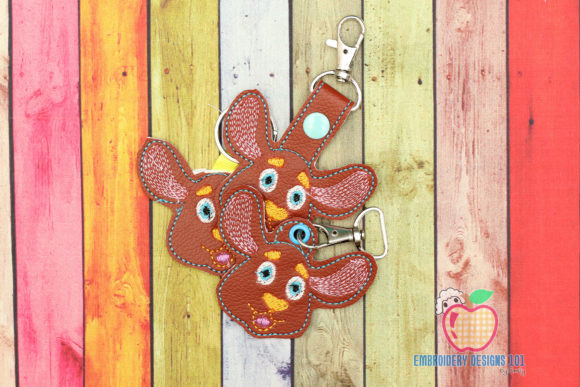 Cartoon Kangaroo Head ITH KeyFob Snaptab Review