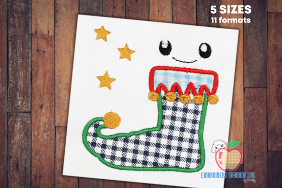 Christmas Elf Shoe: A Designer's Applique Review