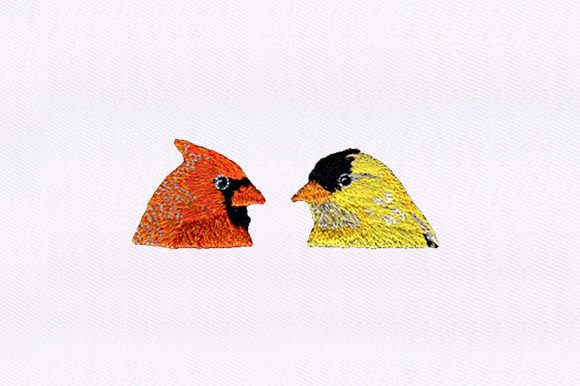 Duo of Birds: A Craft Fair Embroidery Review