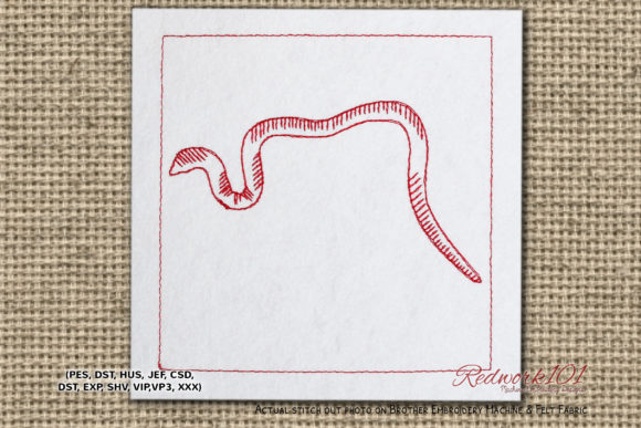 Earthworm Redwork: A Craft Fair Seller Review