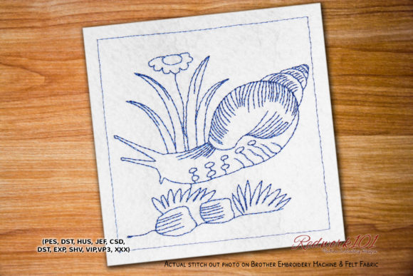 Giant African Snail: An Embroidery Design Review