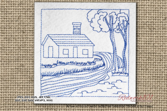 House Side of River: An Embroidery Design Review