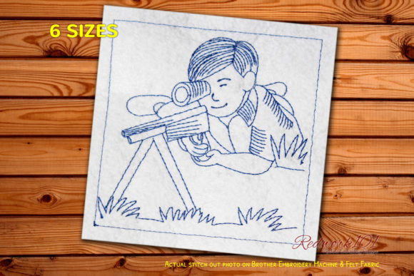 Hunter with Gun Design: A Seasonal Embroidery Review