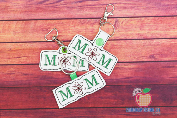 Mom in the Hoop Keyfob: A Craft Fair Review