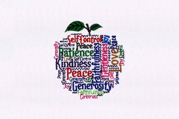 Motivational Apple: A Craft Fair Embroidery Review
