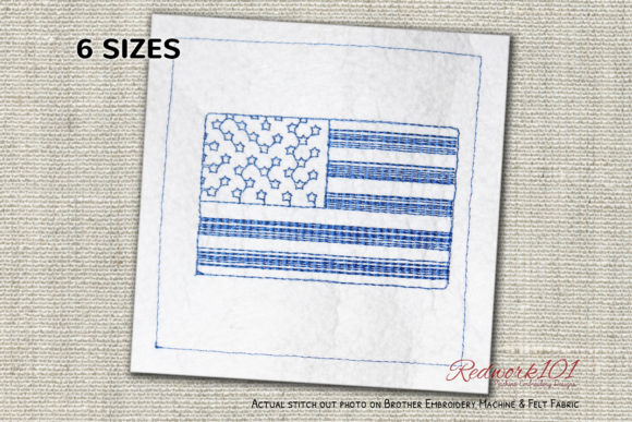 Review: United States of America Redwork