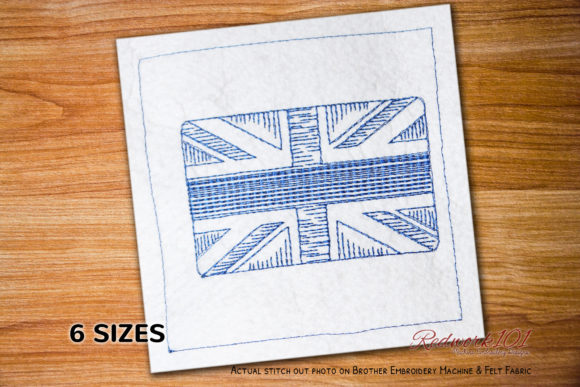 United Kingdom Flag: A Versatile Embroidery Design